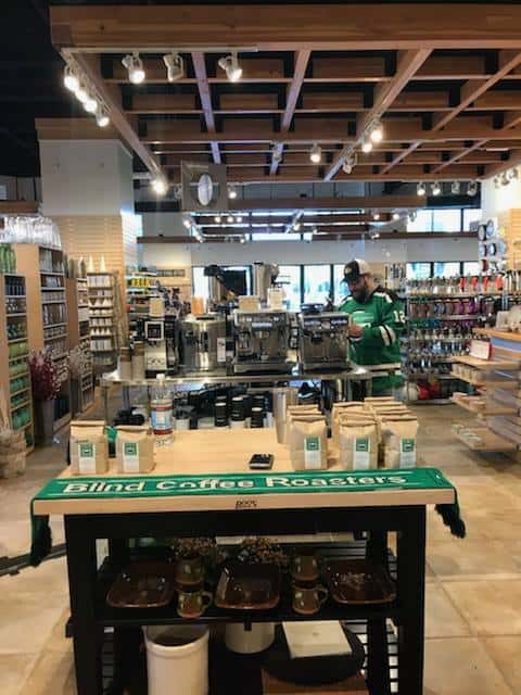 Blind Coffee Roasters popup shop at Kitchen Kaboodle Portland